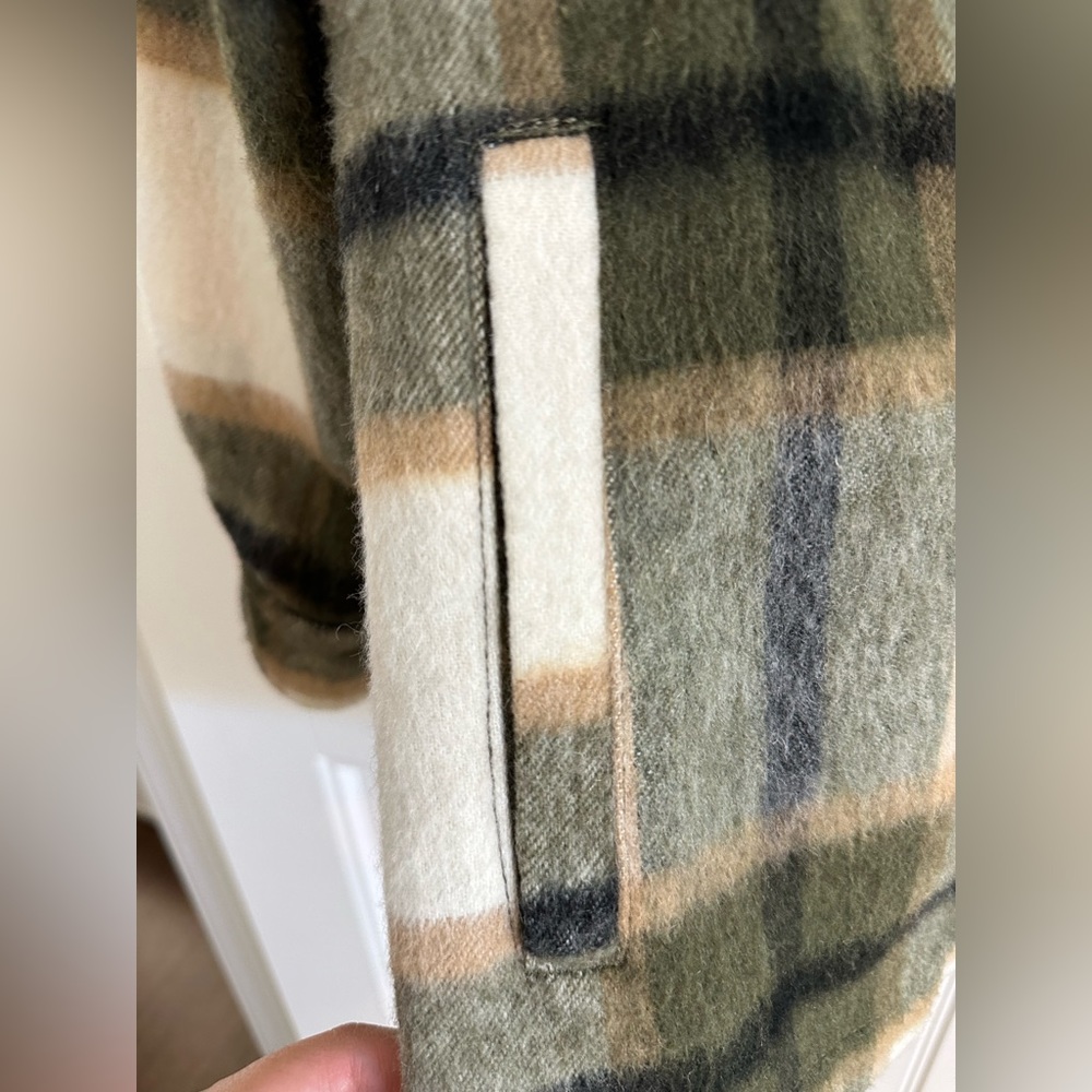 Zara Plaid Shacket Button Up Shirt Jacket - Picture 6 of 8